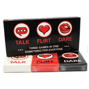 K001情侣纸牌游戏甲板谈话或调情或大胆成人性卡玩具情侣性游戏