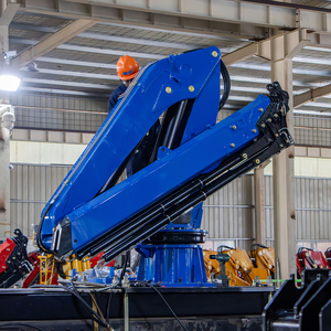 Grue marine de 1 à 6,3 tonnes avec flèche extra longue de 10,2 m, grue à flèche articulée pour pont de bateau, hydraulique, 6300 kg - Product Image 1