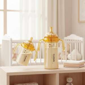 Productos Ecológicos para Bebés al por Mayor, Biberones Antiderrames con Bola de Gravedad, Libres de BPA, Botella de Agua para Alimentación Infantil - Product Image 1