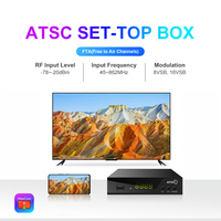 Le décodeur de récepteur ATSC MeeCast HD d'usine OEM/ODM prend en charge les accordeurs numériques TV multilingues et gratuits STB gratuit