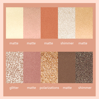 Palette d'ombres à paupières scintillantes à haute pigmentation imperméable à la peau foncée avec logo personnalisé, ensemble de poudre à label privé, multi-brillance magnétique OEM ODM