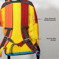 Sac à dos de voyage extérieur JIOU 26, nouveau style, Oxford, 36-55L, unisexe, écologique, patchwork, couleurs contrastées, ultra-léger