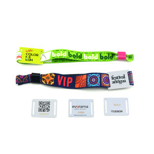 Nuevas pulseras de tela creativas ecológicas con tarjeta pequeña Rfid, conciertos, festivales de música, eventos - Product Image 3