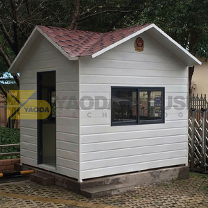 Maisons préfabriquées préfabriquées à faible coût <span class=keywords><strong>police</strong></span> guérite <span class=keywords><strong>de</strong></span> sécurité salle <span class=keywords><strong>de</strong></span> garde - Product Image 1