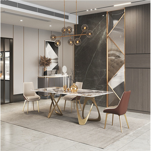 Bàn Ăn Đá Cẩm Thạch Phổ Biến Mới Cho Giáng Sinh Bàn Ăn Đá Cẩm Thạch Đá Cẩm Thạch Chân Kỳ Lạ Thiết Kế Ý - Product Image 3