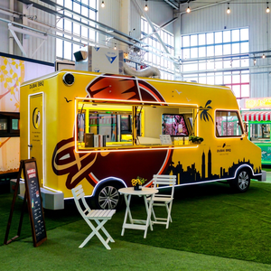Camión de Comida Eléctrico Personalizado con Envoltura de Color Personalizado, Letrero LED, Vehículo Móvil de Comida Rápida para Catering y Venta ZOWN de Lujo - Product Image 1