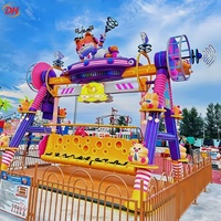 Équipement de parc d'attractions, Manège balançoire électrique Chat porte-bonheur pour enfants, Jeux familiaux populaires pour foire et fête foraine
