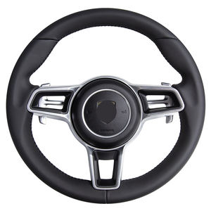 Volante de coche de cuero de fibra de carbono personalizado Porsche Cayman <span class=keywords><strong>Macan</strong></span> Panamera accesorios para modelos 918 911 718 970 971 958 - Product Image 6