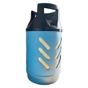 Bouteilles <span class=keywords><strong>de</strong></span> <span class=keywords><strong>gaz</strong></span> GPL composites Zhangshan en HDPE, anti-basculement, résistantes aux UV, rechargeables, recyclables, 11 kg pour la cuisson - Product Image 1