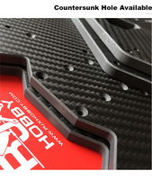 Lame de tennis de table RJX OEM 100% CFRP en fibre de carbone, découpe CNC en fibre de carbone