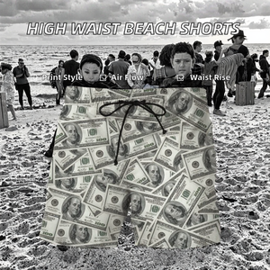 Pantalones Cortos de Playa para Hombre, Personalizados OEM, Cintura Alta, Elásticos, Transpirables, Tallas XS-XXL, Diseño Sólido, Sublimados, de Lona, Impermeables, para Verano - Product Image 2