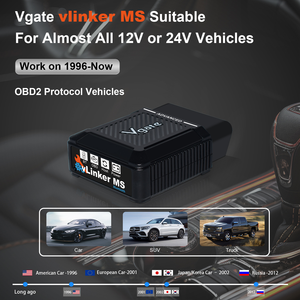 เครื่องสแกน OBD2 BT3.0 vgate vlinker MS รุ่นใหม่สำหรับ12V 24V เครื่องมือวินิจฉัยระบบทั้งหมด V2.3 <span class=keywords><strong>ELM327</strong></span>สำหรับ ios/android CH HS MS SW CAN - Product Image 3
