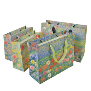 Bolsas de Papel para Envasado de Cosméticos y Ropa, Bolsas de Compra de Papel Personalizadas de Lujo en Color Verde - Product Image 3