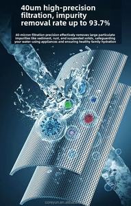 เครื่องกรองน้ำแบบหมุนสำหรับบ้านทั้งหลัง พร้อมที่ขูดตะกอน ใช้ซ้ำได้ ล้างทำความสะอาดได้ ระบบ<span class=keywords><strong>กรอง</strong></span>ล่วงหน้า สแตนเลส 316L ใช้งานได้ 5 ปี สำหรับครัวเรือน - Product Image 4