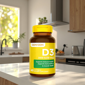 OEM Vitamine D3 Softgel <span class=keywords><strong>Capsules</strong></span> Voedingssupplement voor volwassenen - Product Image 2