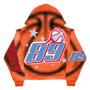Casual Two-Piece Winter Fleece Soft Cotton Blend Streetwear Custom Men's Hoodie <b>Set</b> with Sublimation Print Sporty Style - Product Image 5