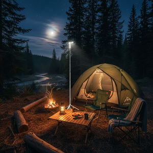 4-in-1 Campinglampe Taschenlampe 2000LM Wiederaufladbar 120 Stunden Laufzeit Verstellbares Magnetisches Stativ Outdoor Notfalllaterne - Product Image 6