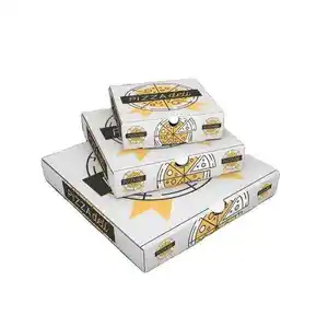 Pizza Shipping Box Packaging Carton Cheap Price Biodegradable 10 12 13 14 Inch Pizza Packing Delivery Box Supplier For Pizza