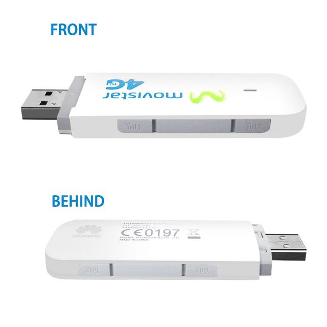 Unlocked E3372h-510 4G USB Modem Cat4 Dual Antenna Ports 4G LTE 150Mbps USB Modem USB Dongle CRC9 Antenna