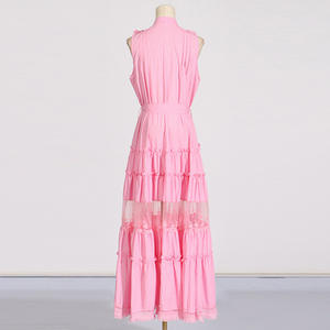 Vacanza in Australia 2025 Autunno Inverno Nuovo Abito Vintage di Alta Gamma Antistatico con Ricamo in Pizzo Traforato e Cintura in Vita Snellente - Product Image 6