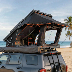 Tente de toit rigide imperméable pour le camping en plein air, les aventures tout-terrain, tente de toit de voiture avec échelle en aluminium et fibre de verre - Product Image 4