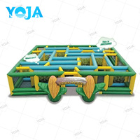 Jeu de labyrinthe d'obstacles gonflable en PVC 1000D certifié CE pour enfants et adultes, taille personnalisable, parc d'aventure en plein air