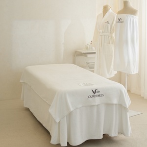 Chất Lượng Cao Siêu Thấm Beauty Salon Massage Khăn Giường Đặt Nhanh Chóng Khô Sợi Nhỏ 7Pcs Spa Thẩm Mỹ Khăn Mặt - Product Image 3