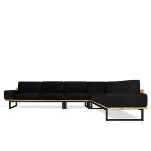 Ensemble de canapés de jardin en aluminium pour l'extérieur, mobilier de salon avec table basse et chaises longues pour hôtels, parcs, restaurants, plages - Product Image 6