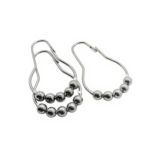 EWANG Factory Stainless Steel Roller Ball Shower <b>Curtain</b> Ring for Bathroom - Product Image 1