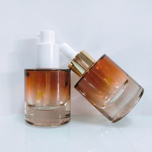 Botella de Vidrio Esmerilado Ovalada Personalizada de 30 ml, 40 ml, 100 ml, 120 ml, con Gotero, Hombro Plano, para Aceites Esenciales, con Botón de Presión - Product Image 4