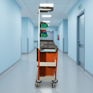 Carro de Emergencia Modular de Doble Fila con Cinco Cajones para Medicamentos, Soporte Trasero para Tabla Espinal, Soluciones CATTER PILLAR, Capacidad de Carga de 200 LB - Product Image 5