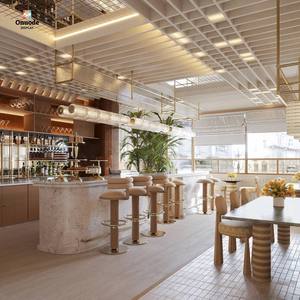 โซลูชั่นการออกแบบบาร์สมัยใหม่ |   บริการตกแต่งร้านกาแฟด้วยเคาน์เตอร์แบบกำหนดเอง ชุดโชว์สินค้า และบริการตกแต่งภายในระดับพรีเมียม - Product Image 3