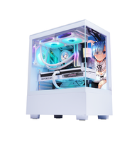 AntarcChill Wholesale Pc Case Atx White Computer Gaming Cases & Towers Gamer Case Tempered Glass Computer Cabinet Chassis