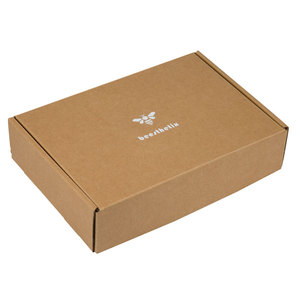 Custom 9x6x4 confezione scatola di carta Kraft con inserti divisori sostenibile Eco Friendly scatola di spedizione - Product Image 5