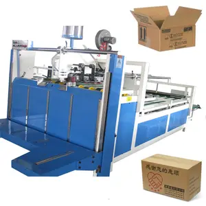 corrugated box folding machine corrugated sheet pasting machine folder gluer machine