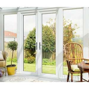 Nouveau <span class=keywords><strong>prix</strong></span> d'usine intérieur salle d'eau salle de bain toilette verre dépoli moulé PVC battant verre porte battante - Product Image 5