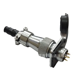 Prise et fiche d'aviation étanches WF16M16 en alliage de zinc, connecteur en cuivre plaqué or pour montage sur panneau, pour modernisation et rénovation - Product Image 1