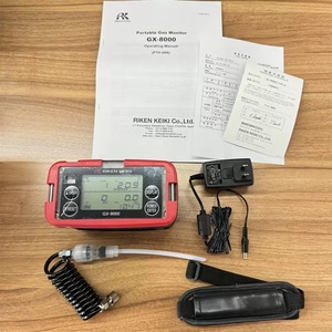 Détecteur de gaz portable mini 4-en-1 Riken KEIKI GX-8000 haute précision LEL/O2/CO/H2S avec alarmes sonores, lumineuses et vibrantes - Product Image 2