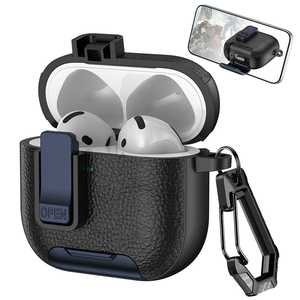 Étui de <span class=keywords><strong>chargeur</strong></span> sans fil AOERMEI anti-chute et anti-choc en plastique PU avec autocollant pour 3 et 4 - Product Image 6