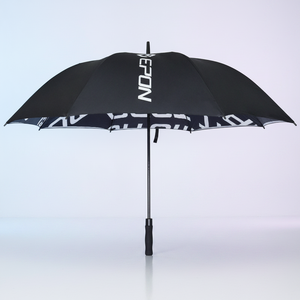 Parapluie de golf personnalisé à ouverture automatique, diamètre 132 cm, renforcé en pongee 190T, armature en fibre de verre 8K, structure coupe-vent simple - Product Image 1