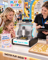 Imprimante à sucre intelligente AI pour dessiner des bonbons, machine interactive pour enfants, expérience DIY