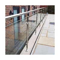 Poignées en verre en acier inoxydable modernes, antirouille, garantie 5 ans, escalier, balcon, piscine, garde-corps et revêtements de sol pour hôtels