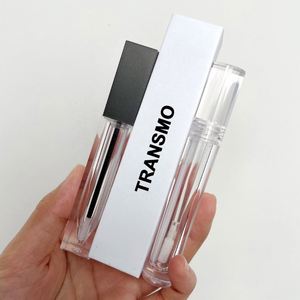 Emballage de gloss à lèvres, tubes de gloss à lèvres carrés transparents, contenants, logo personnalisé, tubes de gloss à lèvres de 6,5 ml - Product Image 6