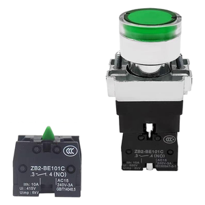 Interrupteur à bouton de réinitialisation automatique YHBS-XB2 avec indicateur, ouverture de 22 mm, IP65, livraison non incluse - Product Image 1