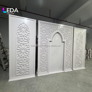 Lida B02-197ฉากหลังแต่งงานทำจากอะคริลิคหรูหราทันสมัยพร้อมดีไซน์ถอดออกได้สำหรับกิจกรรมในร่ม/กลางแจ้ง - Product Image 3