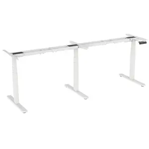 V-mounts Three motor electric height adjustable desk Touch Control 3 Legs with memorized position