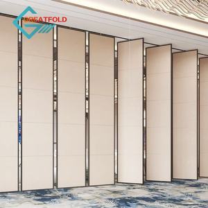 Pared divisoria móvil con diseño de grano de madera ajustable para salón de banquetes, restaurante, salón de baile, Hotel, <span class=keywords><strong>operable</strong></span>, Flexible para uso escolar - Product Image 3