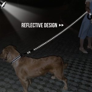 Arnés ajustable reflectante <span class=keywords><strong>para</strong></span> Collar de perro, conjunto de correa con bolsa <span class=keywords><strong>para</strong></span> caca de Mascota, dispensador <span class=keywords><strong>para</strong></span> perro mediano y grande, sin tirones, 2023 - Product Image 6