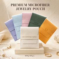 Mini pochette en velours pour bijoux, enveloppe pour bracelet, boucles d'oreilles, logo personnalisé en relief, pochette cadeau en velours avec rabat pour accessoires