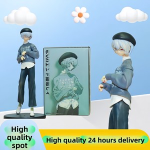 Figurine de collection <span class=keywords><strong>Rei</strong></span> <span class=keywords><strong>Ayanami</strong></span> EVA Bleue du film Neon Genesis Evangelion, en résine écologique, pour décoration de Noël - Product Image 2